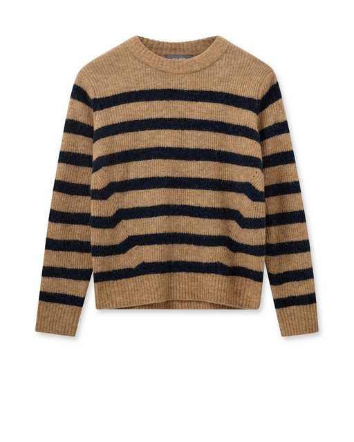 Mos Mosh Wollpullover MMThora Stripe Crewn günstig online kaufen