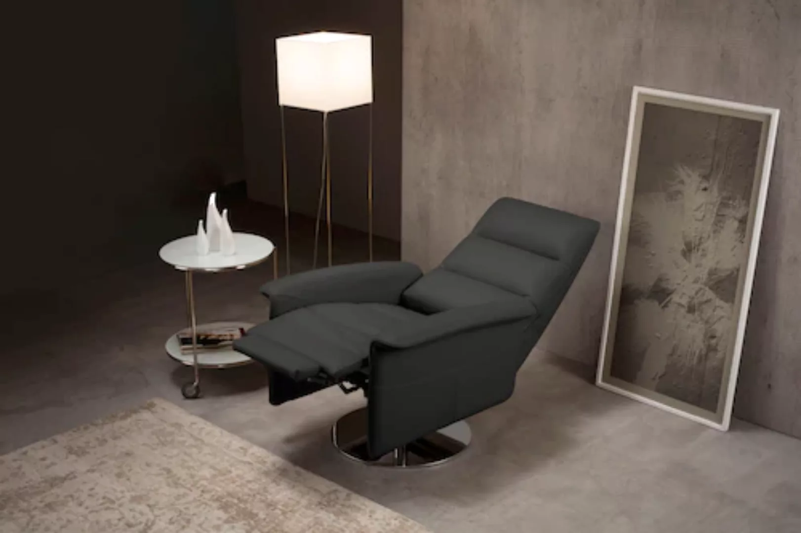 Egoitaliano Sessel »Kelly Designsessel«, drehbar, manuelle Relaxfunktion mi günstig online kaufen