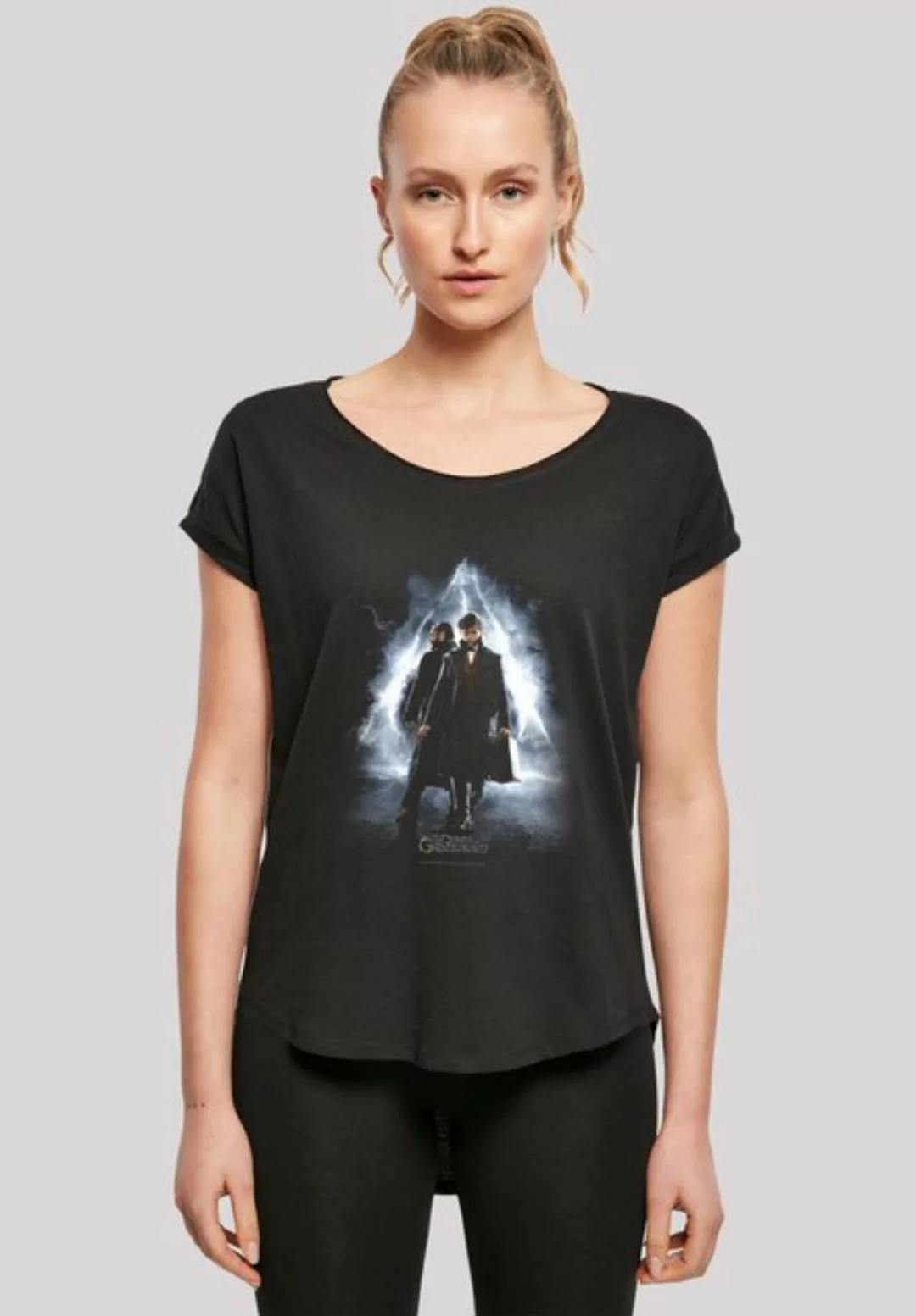 F4NT4STIC T-Shirt Phantastische Tierwesen Newt and Dumbledore Poster Damen, günstig online kaufen