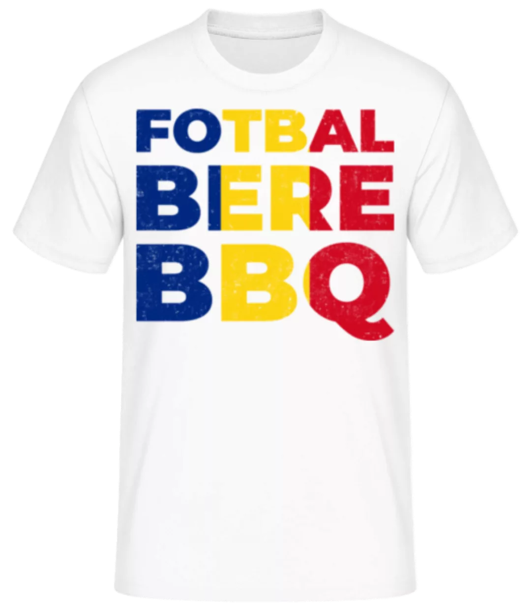 Fotbal Bere BBQ · Männer Basic T-Shirt günstig online kaufen