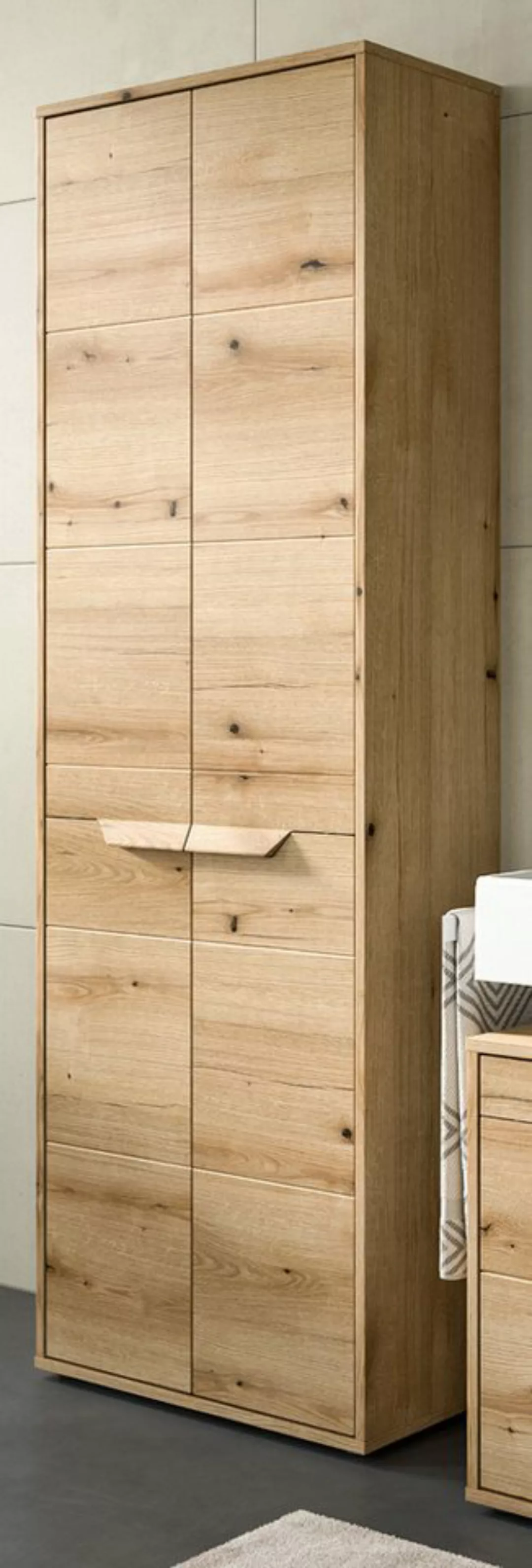 Inn.Furn Hochschrank Celia (Badschrank in Evoke Eiche, 2-türig, 64 x 190 cm günstig online kaufen