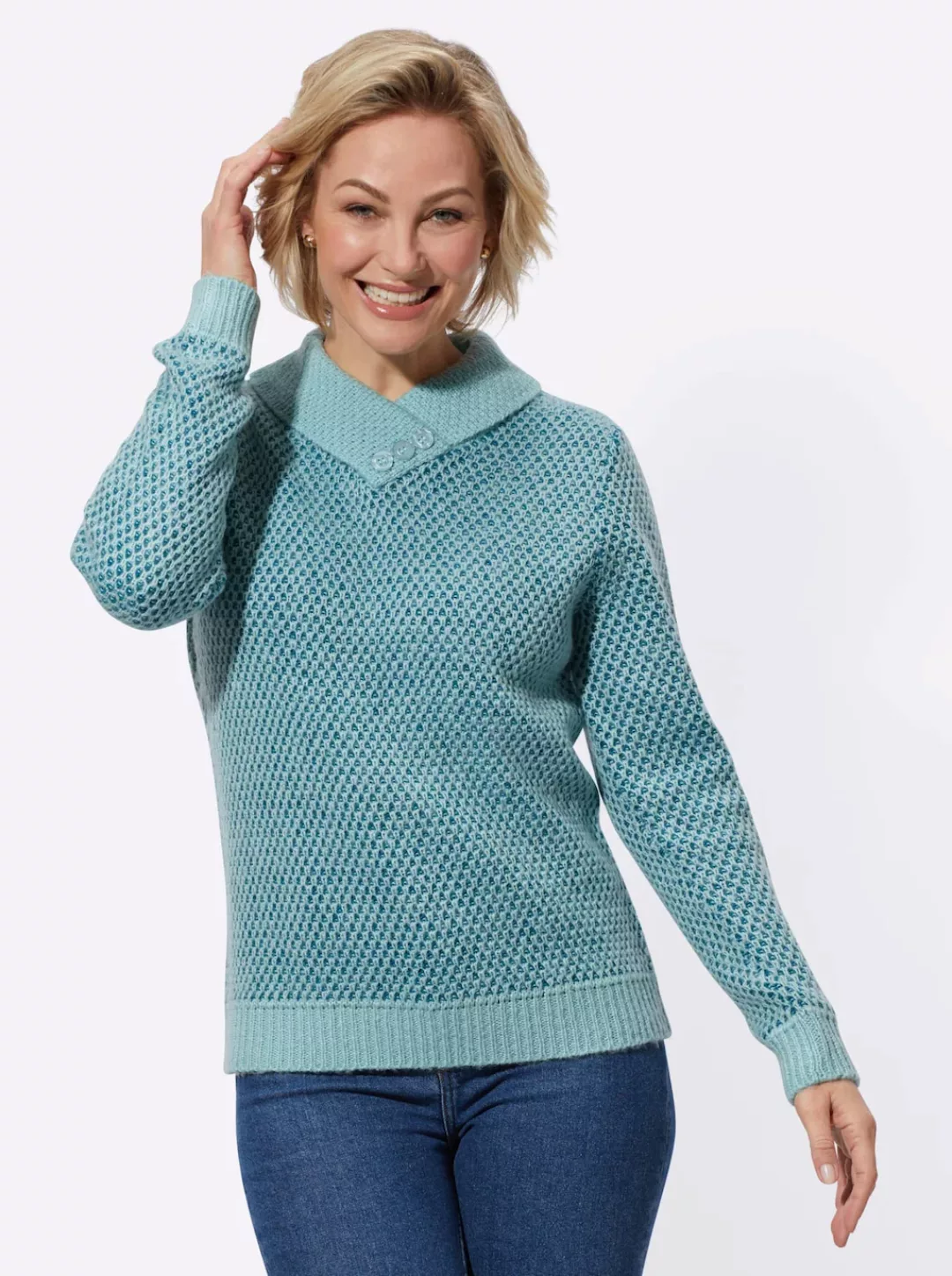 Stehkragenpullover "Pullover" günstig online kaufen