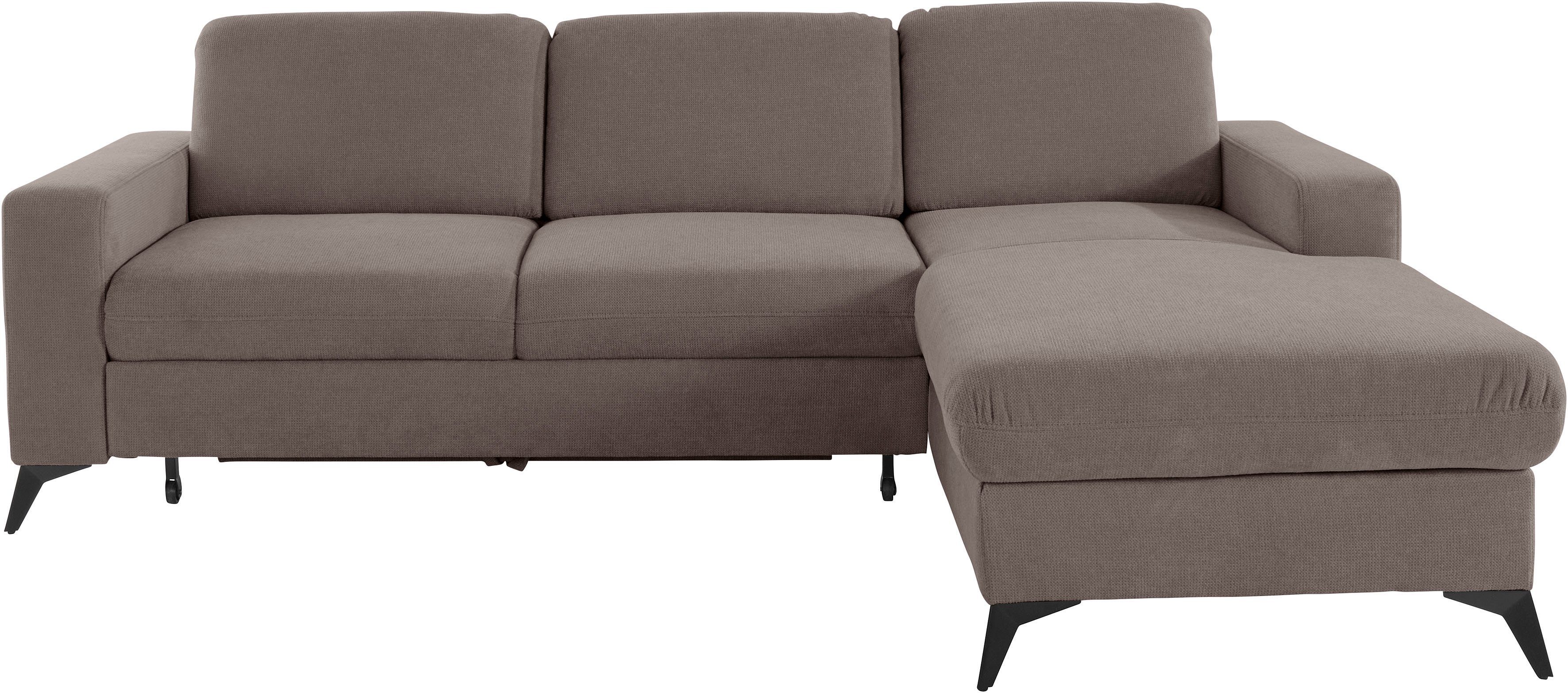 Places of Style Ecksofa "Lolland L-Form", Wahlweise mit Bettfunktion und Be günstig online kaufen