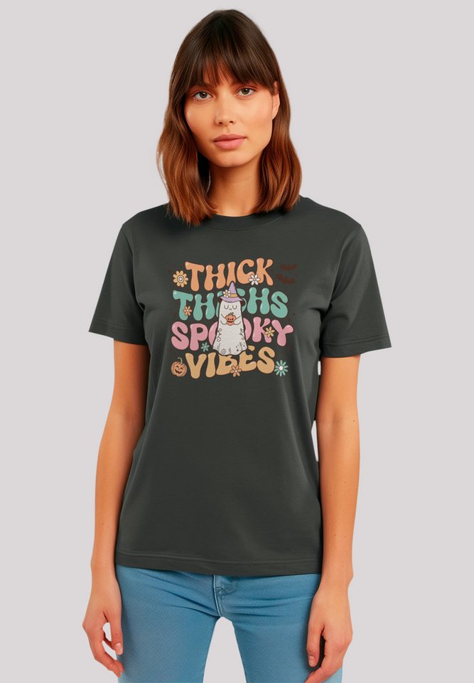 F4NT4STIC T-Shirt Retro Halloween Thick Thighs Spooky Vibes Premium Qualitä günstig online kaufen