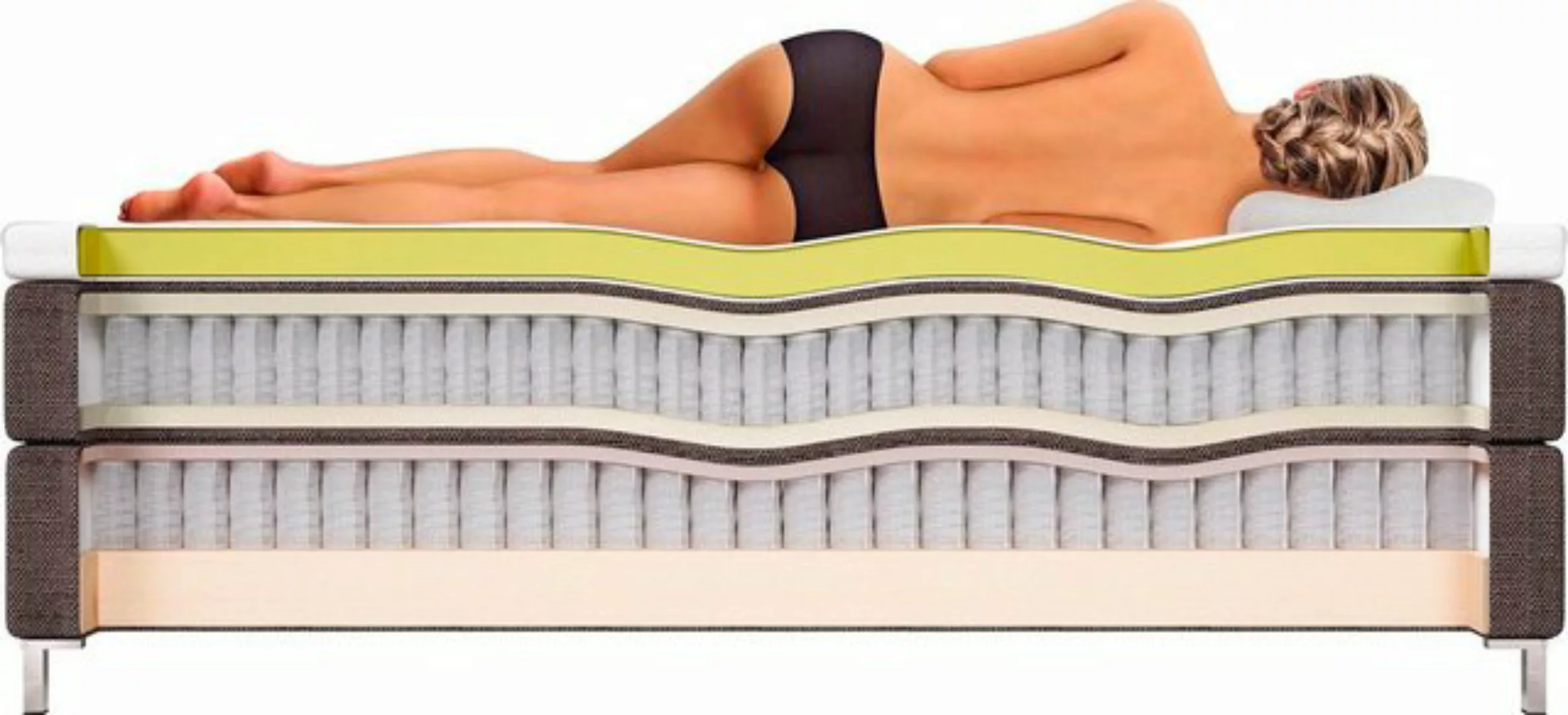 Schlaraffia Boxspringbett »Saga«, mit GELTEX® Next Topper, Fuß in Schwebeop günstig online kaufen