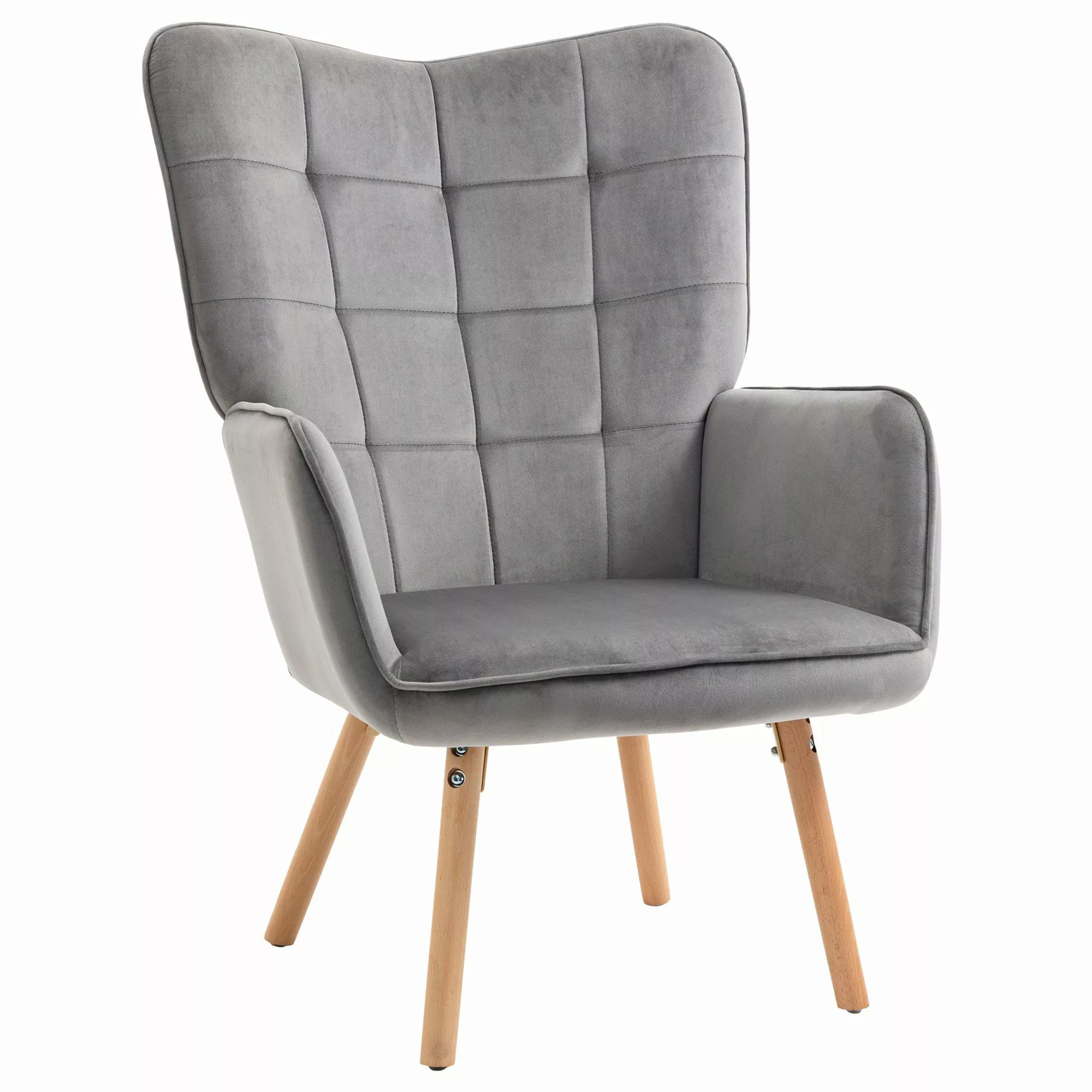 HOMCOM Relaxsessel Einzelsessel mit Rückenlehne (Wohnzimmerstuhl, günstig online kaufen