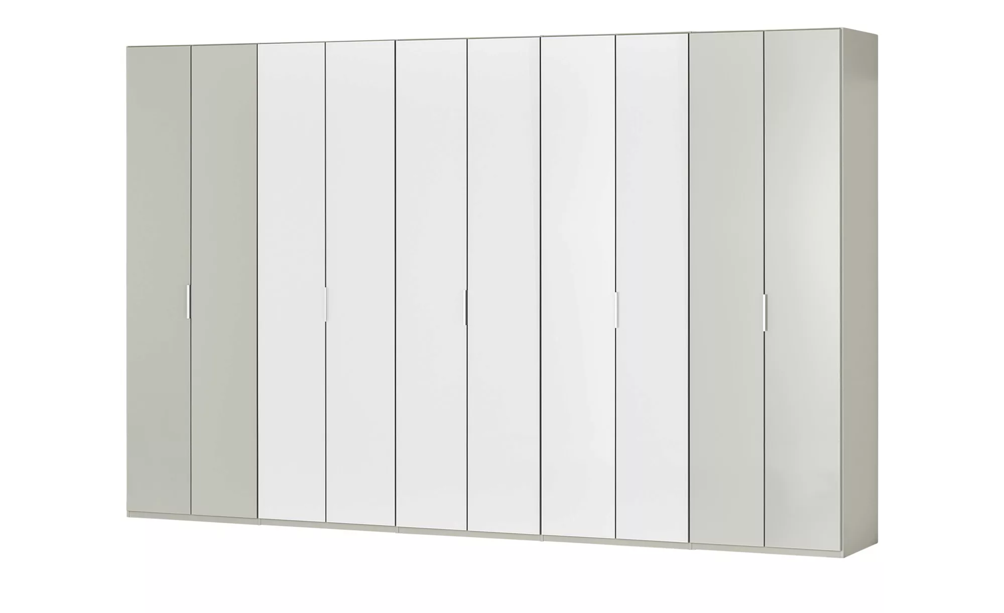 Wohnwert Falttürenschrank   Forum - grau - 375 cm - 216 cm - 58 cm - Schrän günstig online kaufen