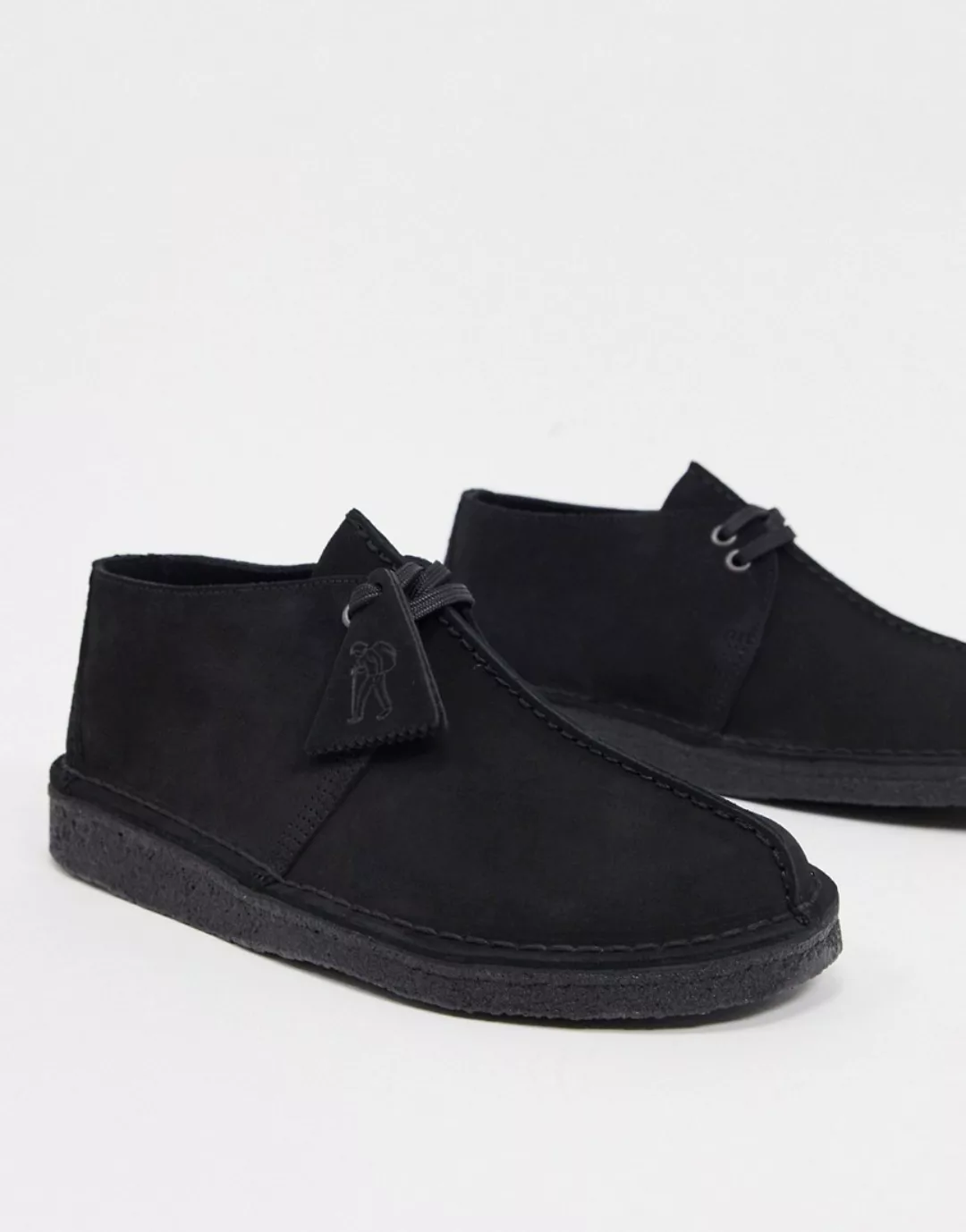 Clarks Originals – Desert Trek – Schuhe aus schwarzem Wildleder günstig online kaufen