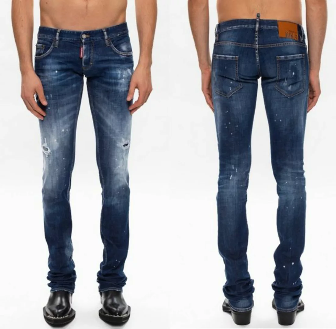 Dsquared2 5-Pocket-Jeans DSQUARED2 JEANS SHARPEI DISTRESSED PAINTED Denim 5 günstig online kaufen