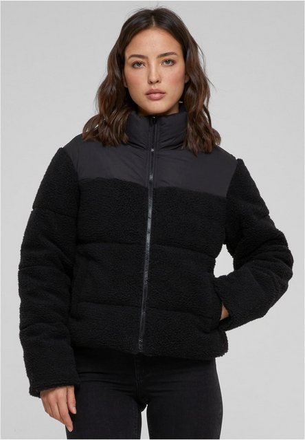 URBAN CLASSICS Outdoorjacke Ladies Short Sherpa Mix Puffer Jacket Damen Puf günstig online kaufen