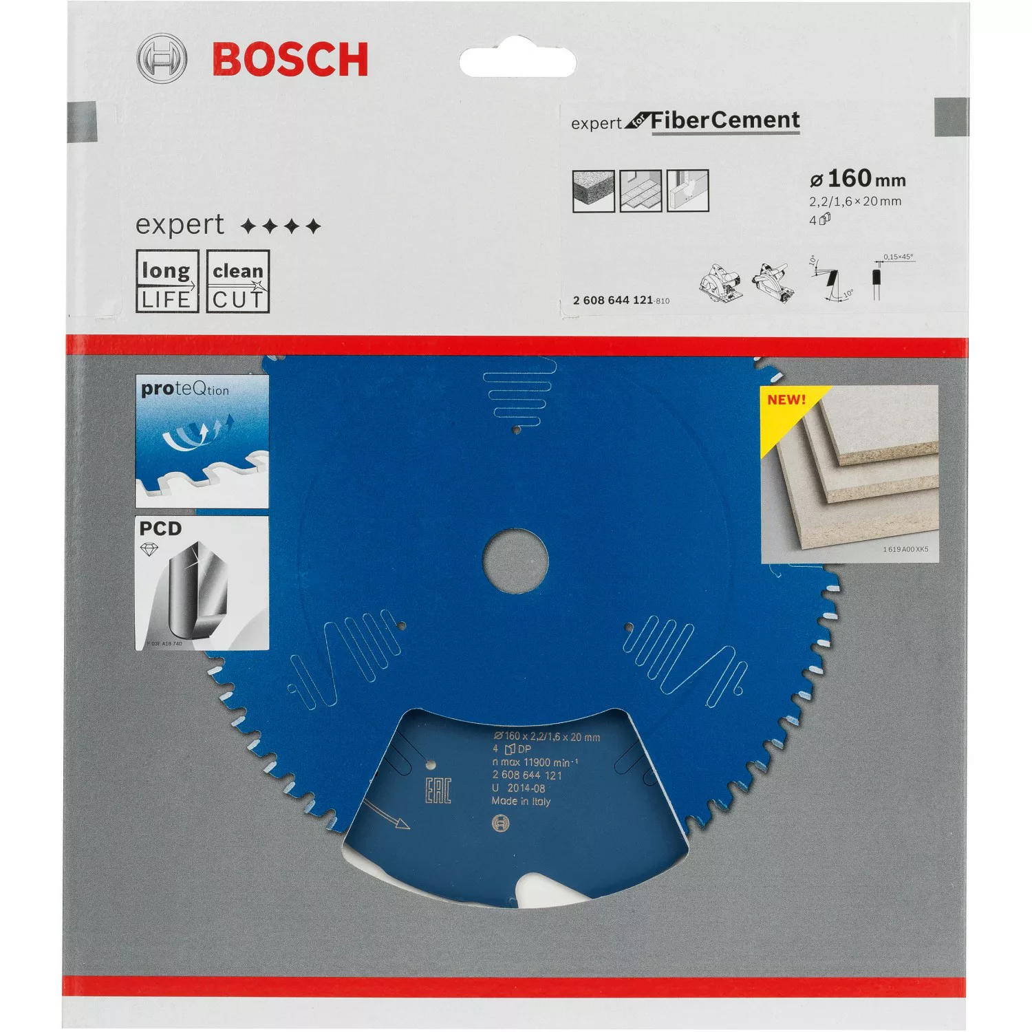 Bosch HW Kreissägeblatt Expert for Fibre Cement 160 mm x 20 mm x 2,2 mm günstig online kaufen