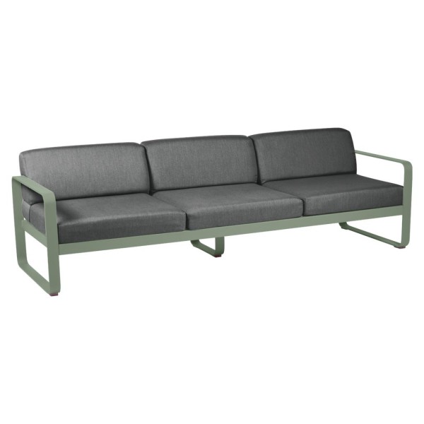 Bellevie 3-Sitzer Lounge-Sofa 82 Kaktus A3 Graphitgrau günstig online kaufen