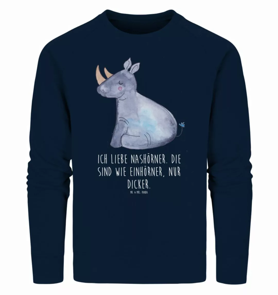 Mr. & Mrs. Panda Longpullover Einhorn Nashorn Größe XL - French Navy - Gesc günstig online kaufen