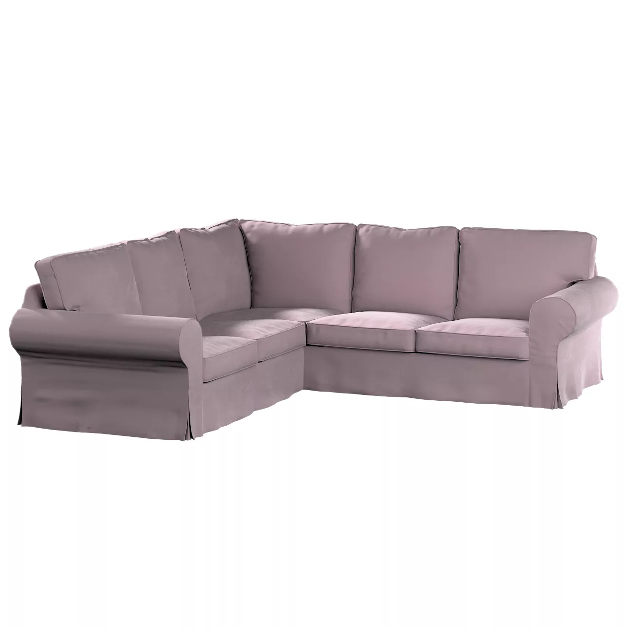 Bezug für Ektorp Ecksofa, rosa, Sofahusse für Ektorp Ecksofa, Velvet (704-1 günstig online kaufen