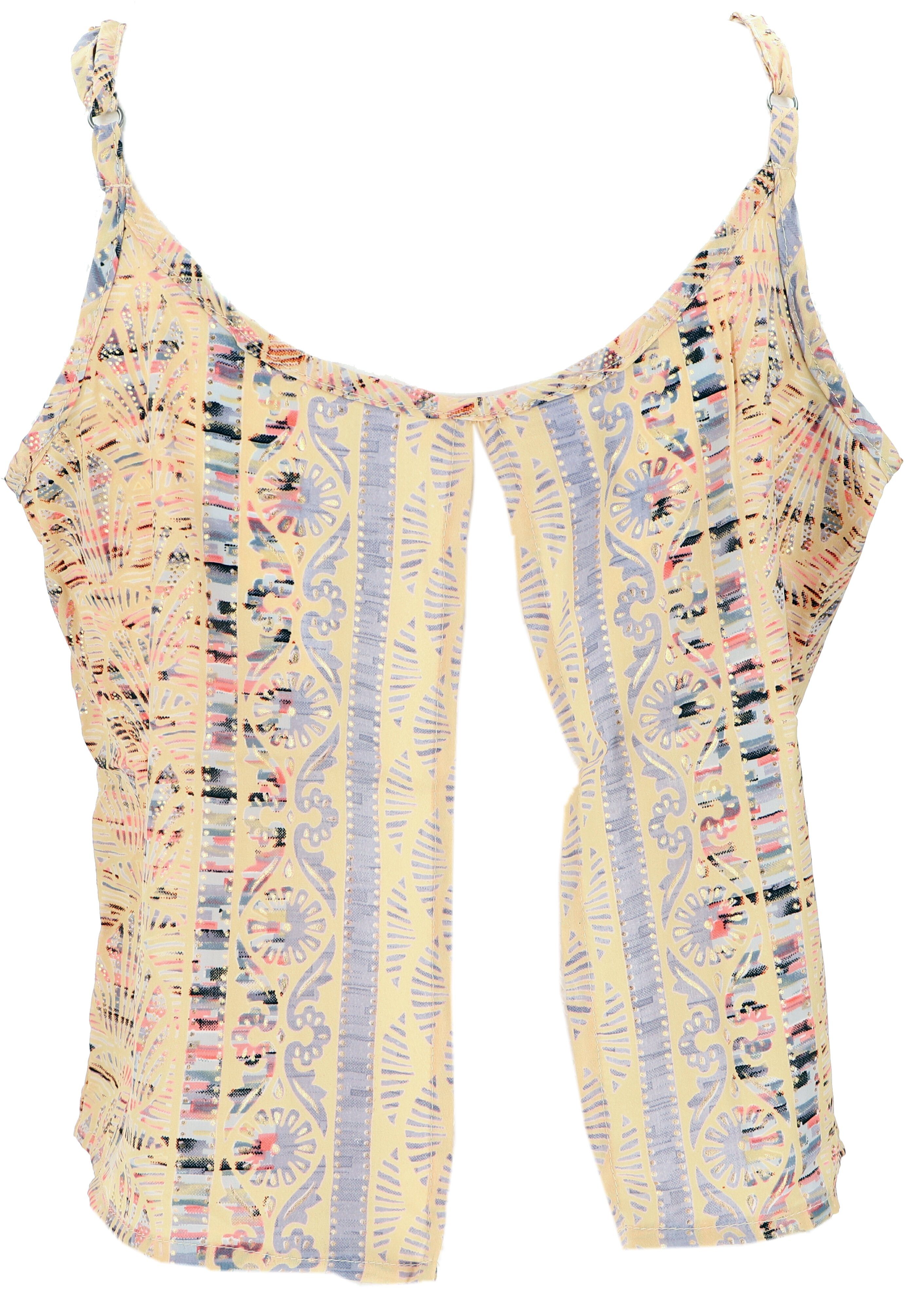 Guru-Shop T-Shirt Kurzes Boho Trägertop, luftiges günstig online kaufen