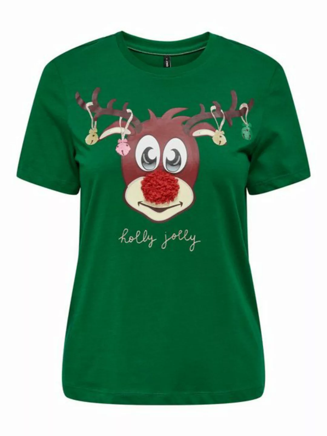 ONLY Rundhalsshirt ONLXMAS YRSA CHRISTMAS REG S/S TOP JRS für Weihnachten günstig online kaufen