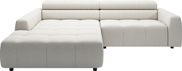 3C Candy Ecksofa Denver auch mit Cord- und Easy care-Bezug, Kopfteilverstel günstig online kaufen