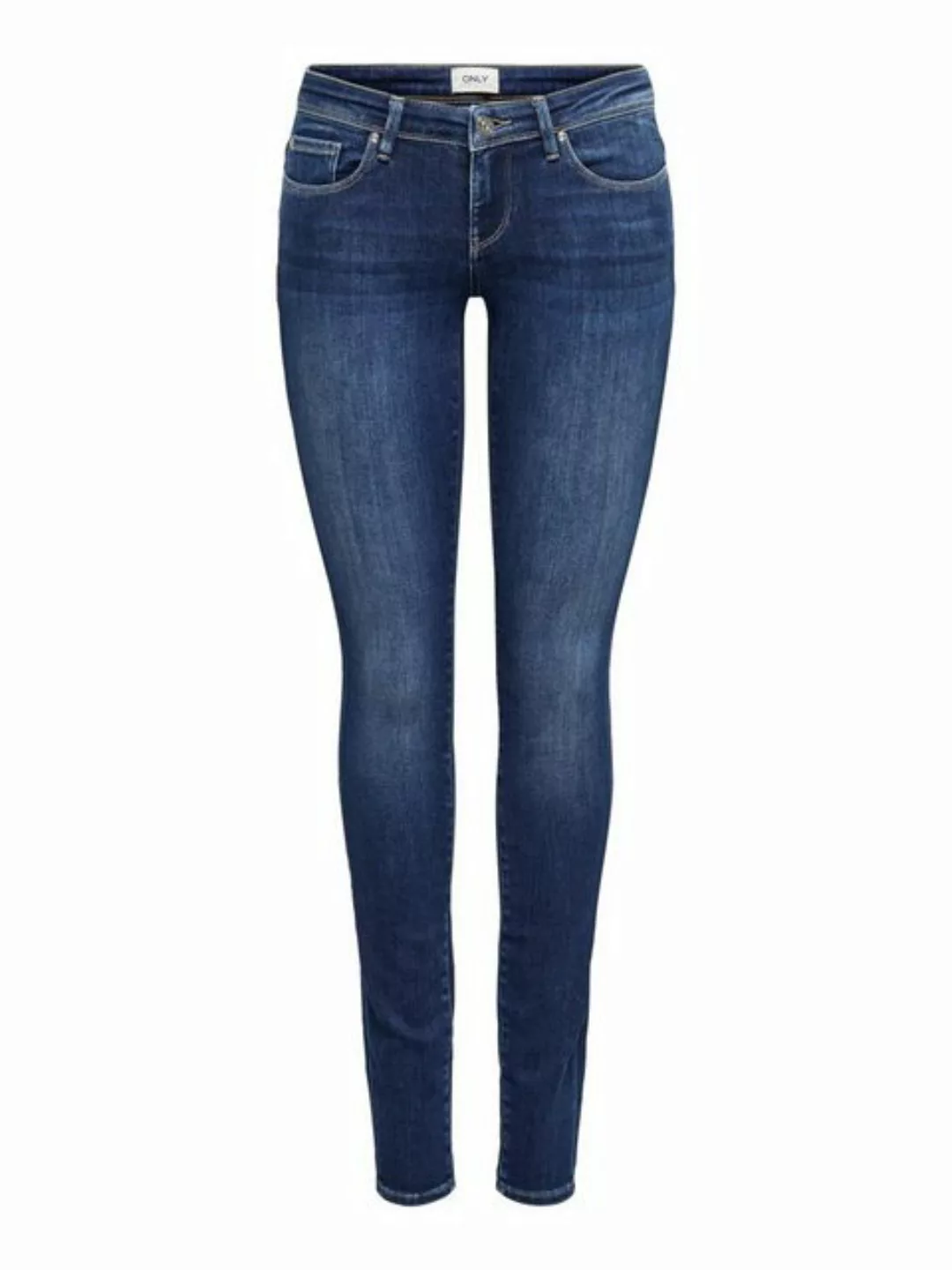 Only Coral Life Slim Skinny Jeans 32 Dark Blue Denim günstig online kaufen