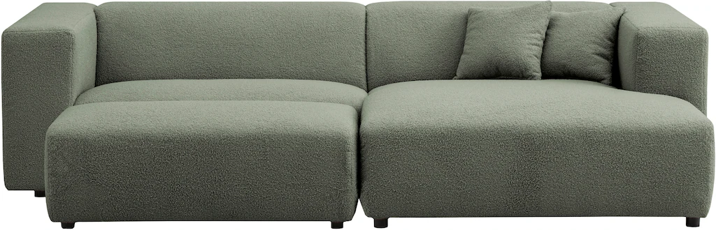andas Polsterecke "BAKELS, Ecksofa-Set mit Hocker, L-Form mit Schlaffunktio günstig online kaufen