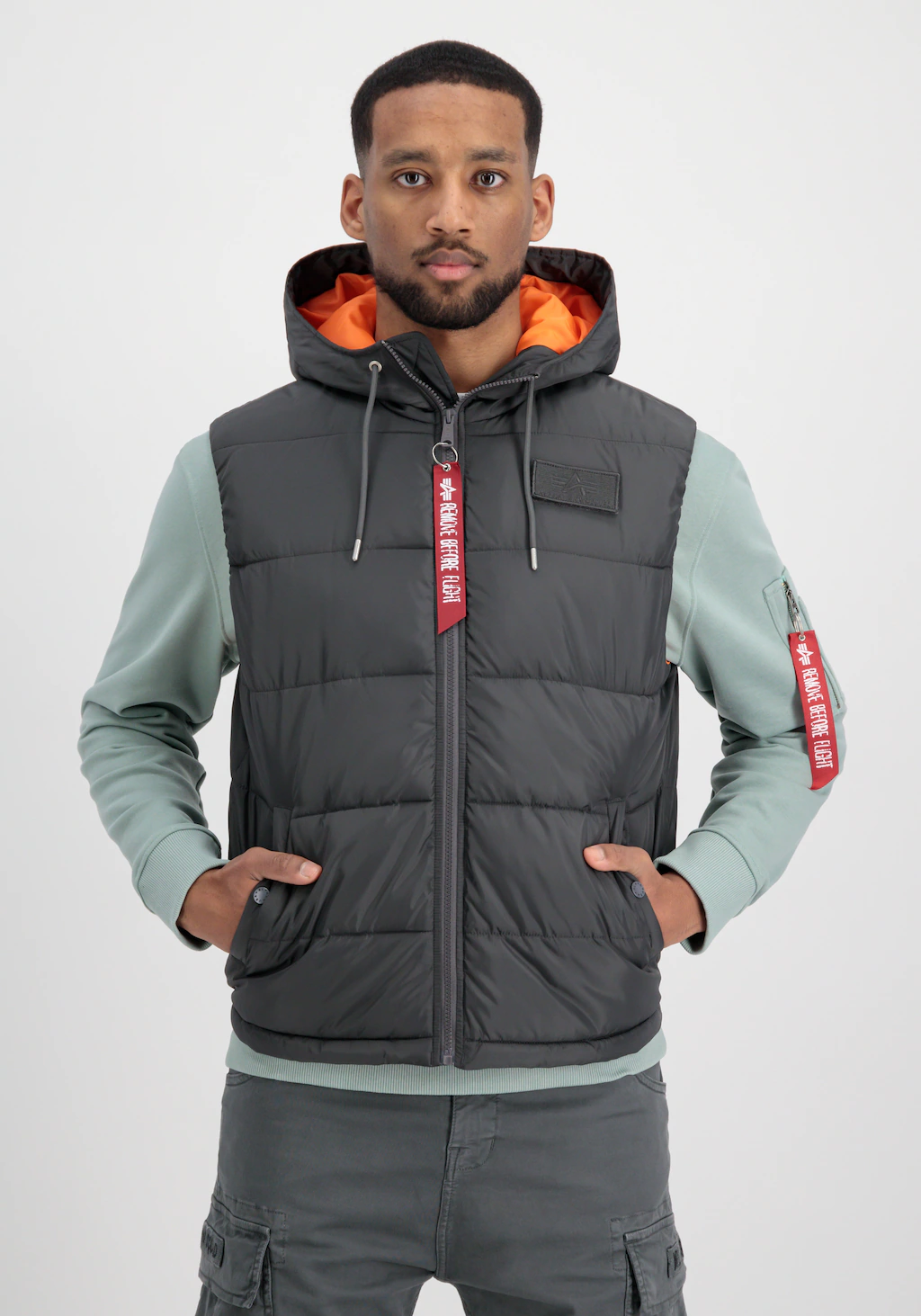 Alpha Industries Blouson "Alpha Industries Men - Vests Hooded Puffer Vest F günstig online kaufen