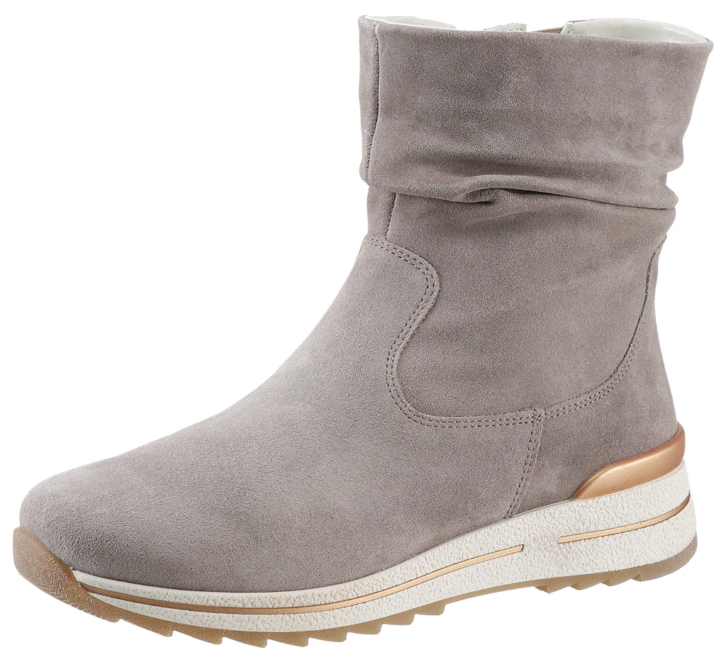 Ara Stiefelette "OSAKA", Boots mit gerafftem slouchy-Schaft, Komfortweite H günstig online kaufen