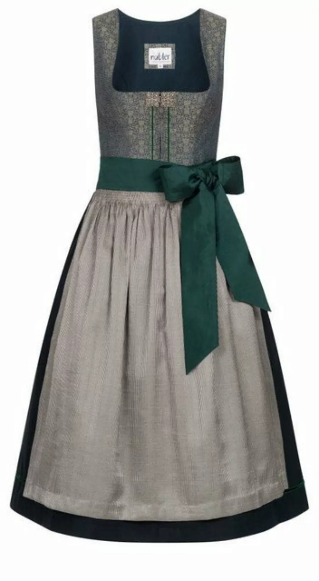 Nübler Dirndl Dirndl midi Lea in Grün von Nübler günstig online kaufen