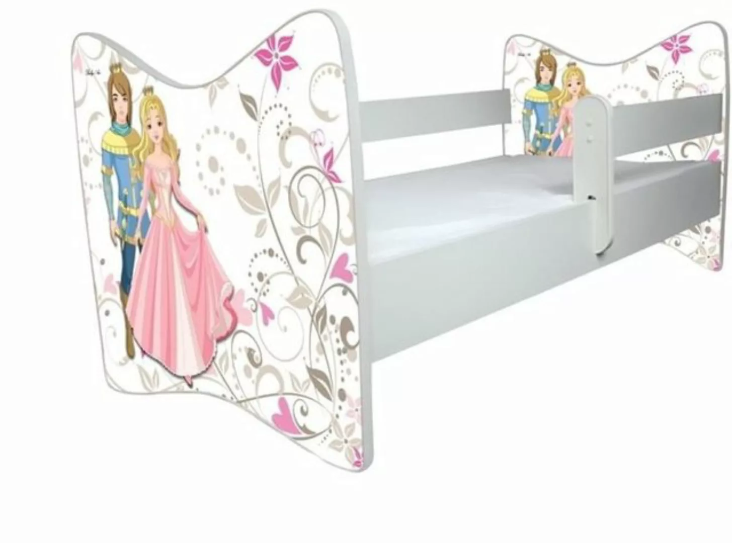 iGLOBAL Kinderbett Komplettbett 140x70 cm für Mädchen und Jungen (Absturzsi günstig online kaufen