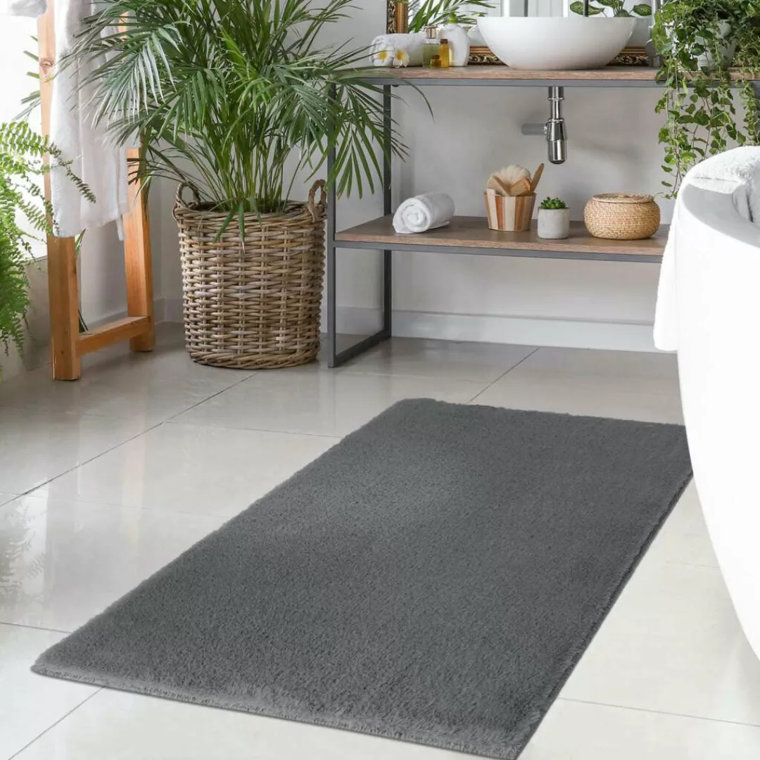 carpet city® Badteppich Topia Mats 400 Taupe taupe Gr. 50 x 90 günstig online kaufen