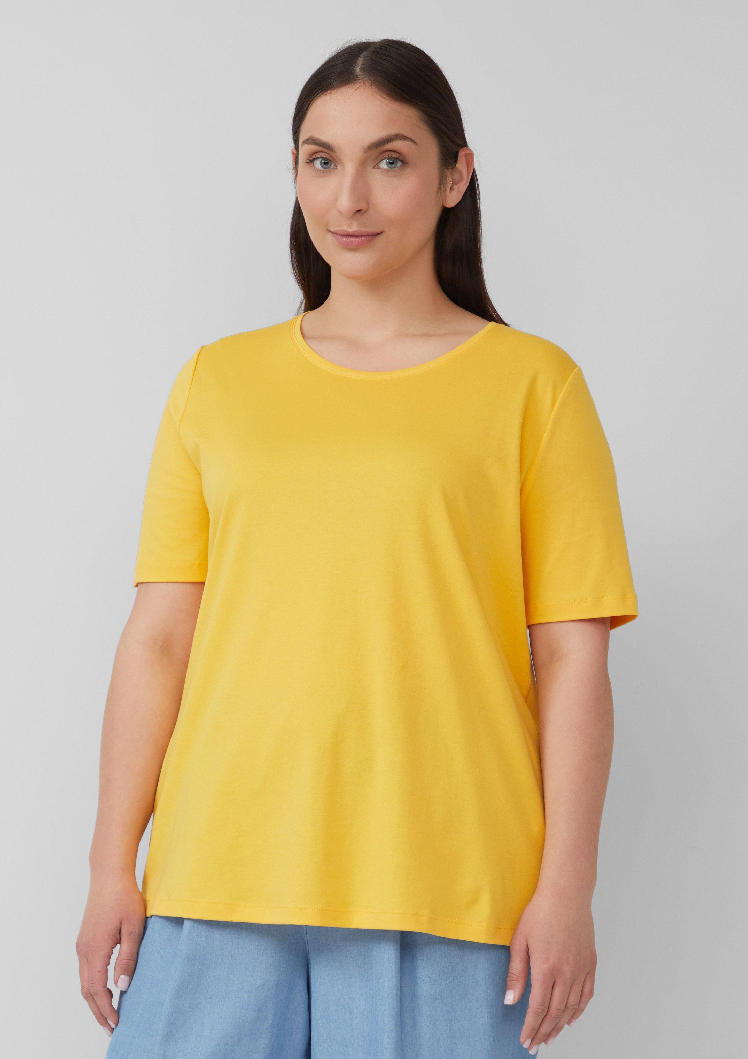 s.Oliver Kurzarmshirt T-Shirt im Slim Fit günstig online kaufen