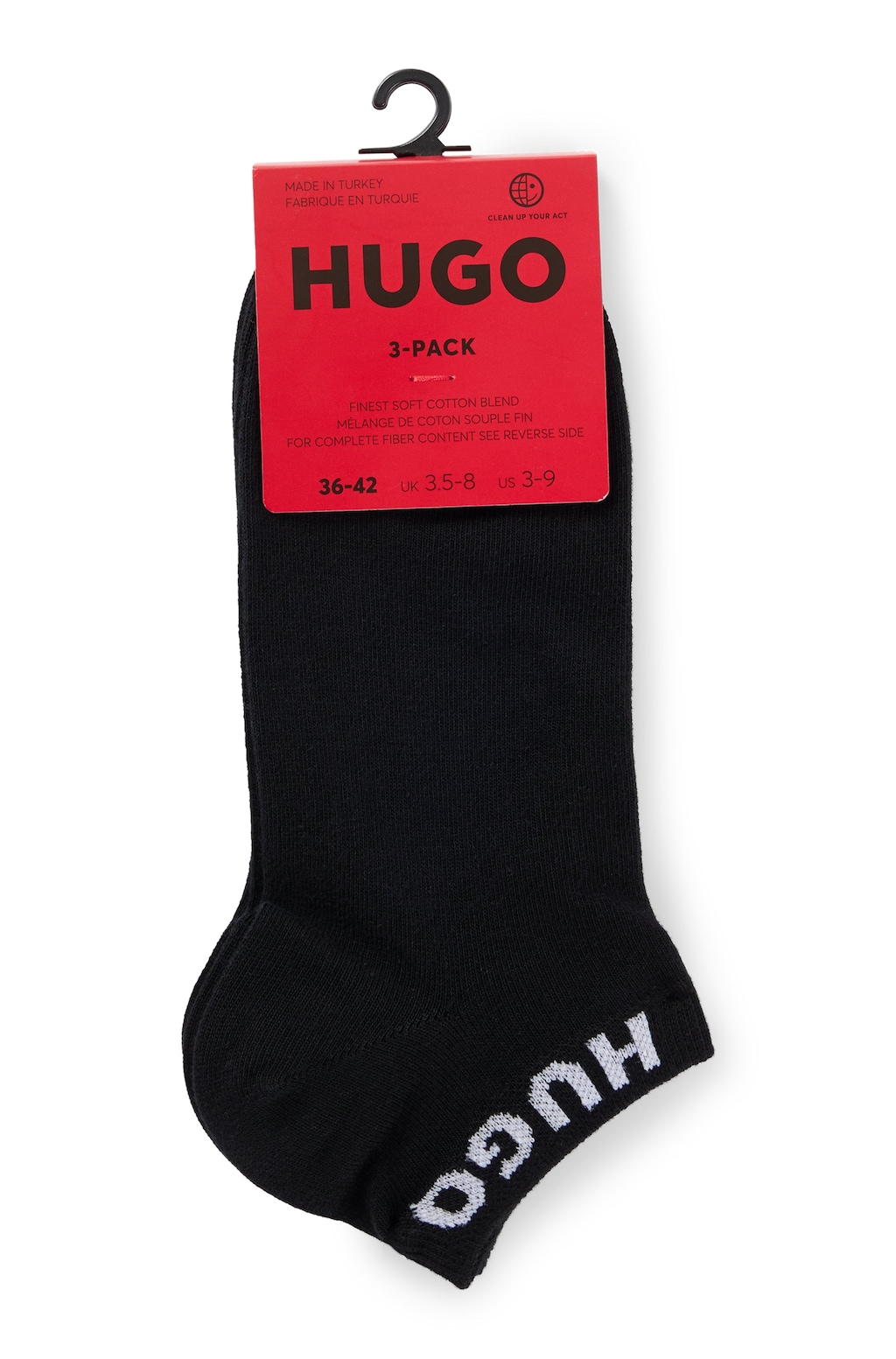 HUGO Underwear Socken "3P AS UNI CC W", (Packung, 3 Paar, 3er), mit kontras günstig online kaufen