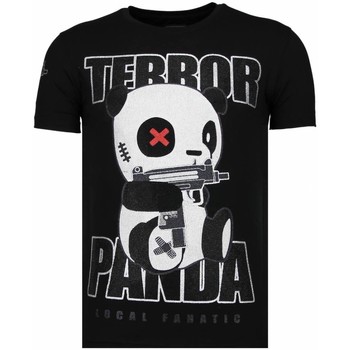 Local Fanatic  T-Shirt Terror Panda Strass günstig online kaufen