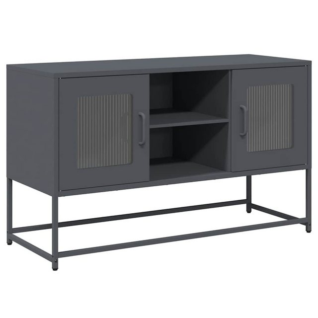 vidaXL TV-Schrank TV-Schrank Anthrazit 100,5x39x60,5 cm Stahl (1-St) günstig online kaufen