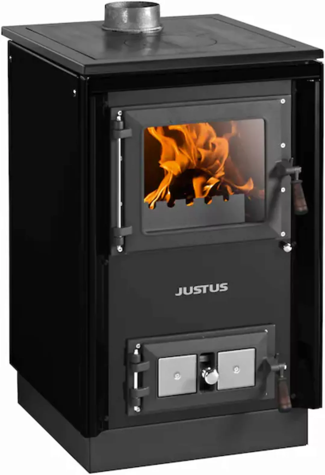 Justus Festbrennstoffherd  Rustico 50 2.0 Grün 7 kW EEK: A günstig online kaufen