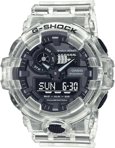 CASIO G-SHOCK Chronograph »GA-700SKE-7AER«, Quarzuhr, Armbanduhr, Herrenuhr günstig online kaufen