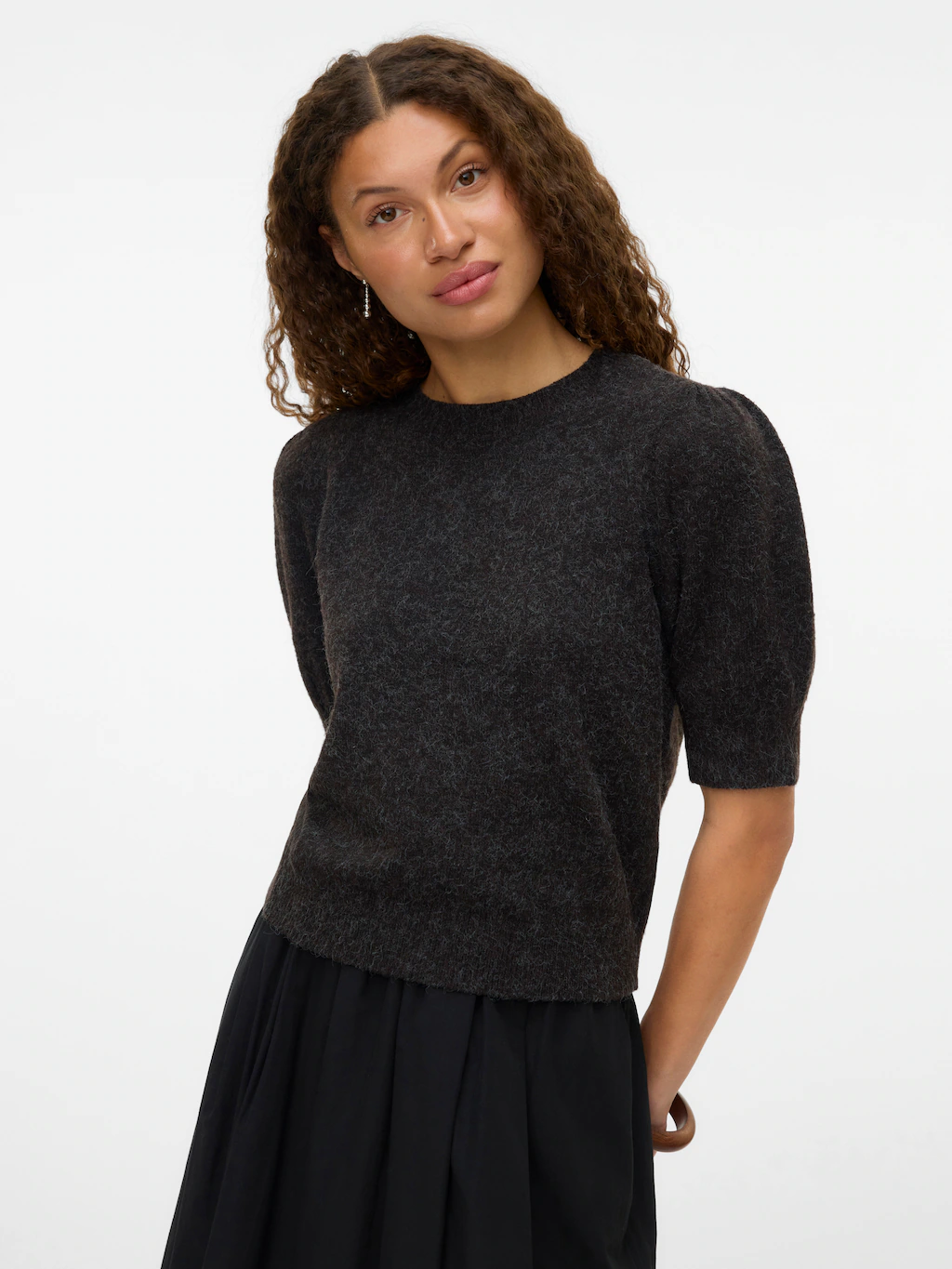 Vero Moda Strickpullover "VMDOFFY 2/4 O-NECK PULLOVER GA NOOS", mit leichte günstig online kaufen