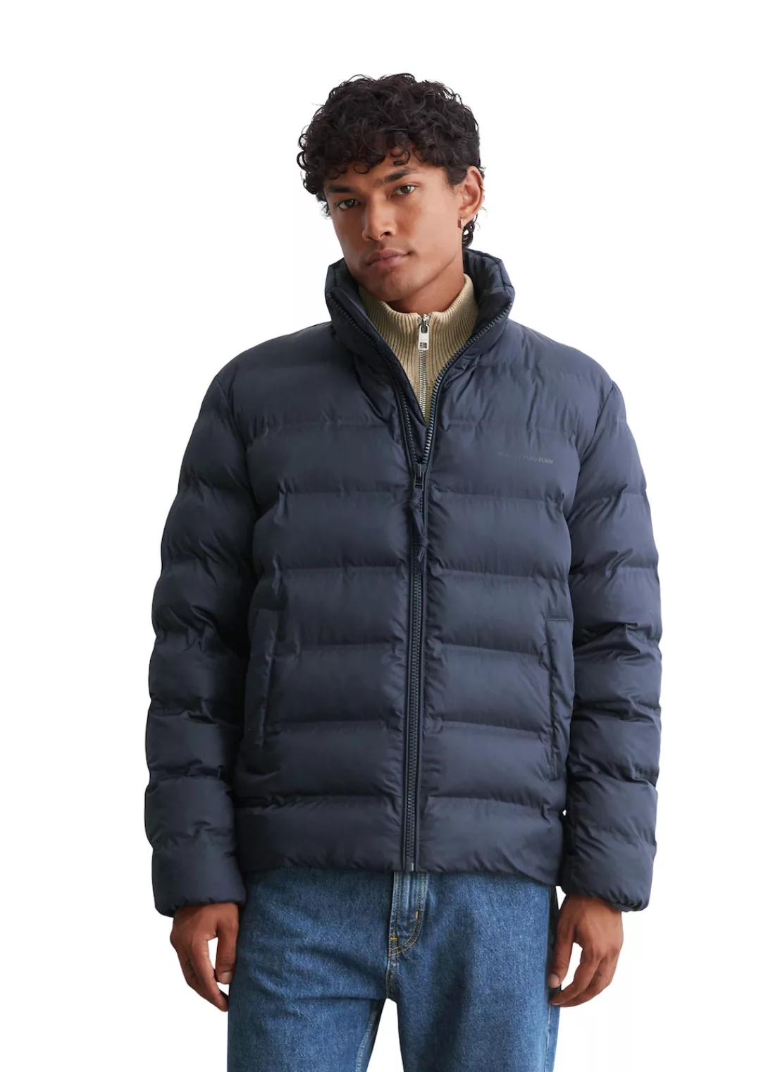 Marc OPolo DENIM Outdoorjacke "aus reyceltem Material", ohne Kapuze günstig online kaufen