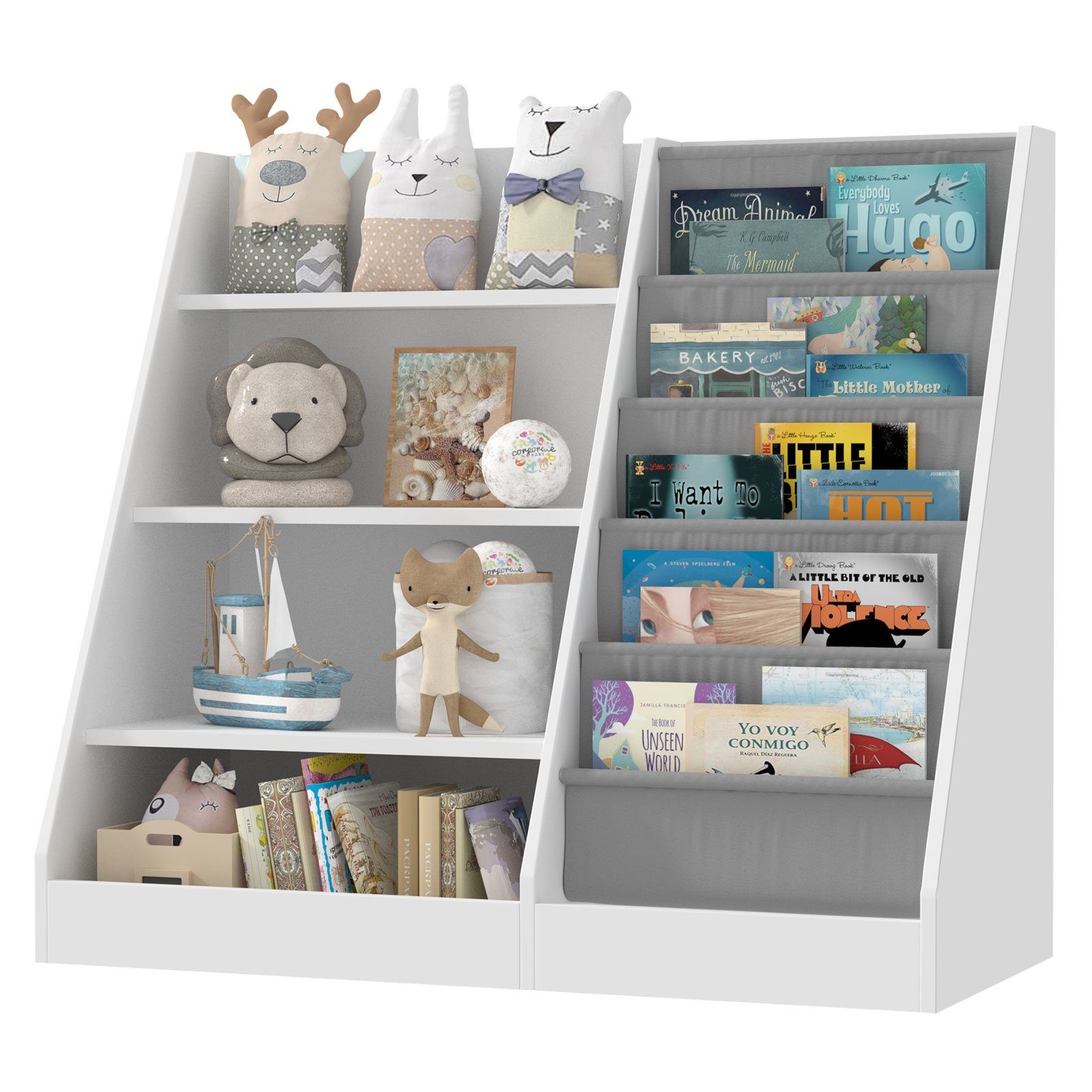 radelldar Bücherregal Kinderregal Spielzeugregal, mit 4 günstig online kaufen