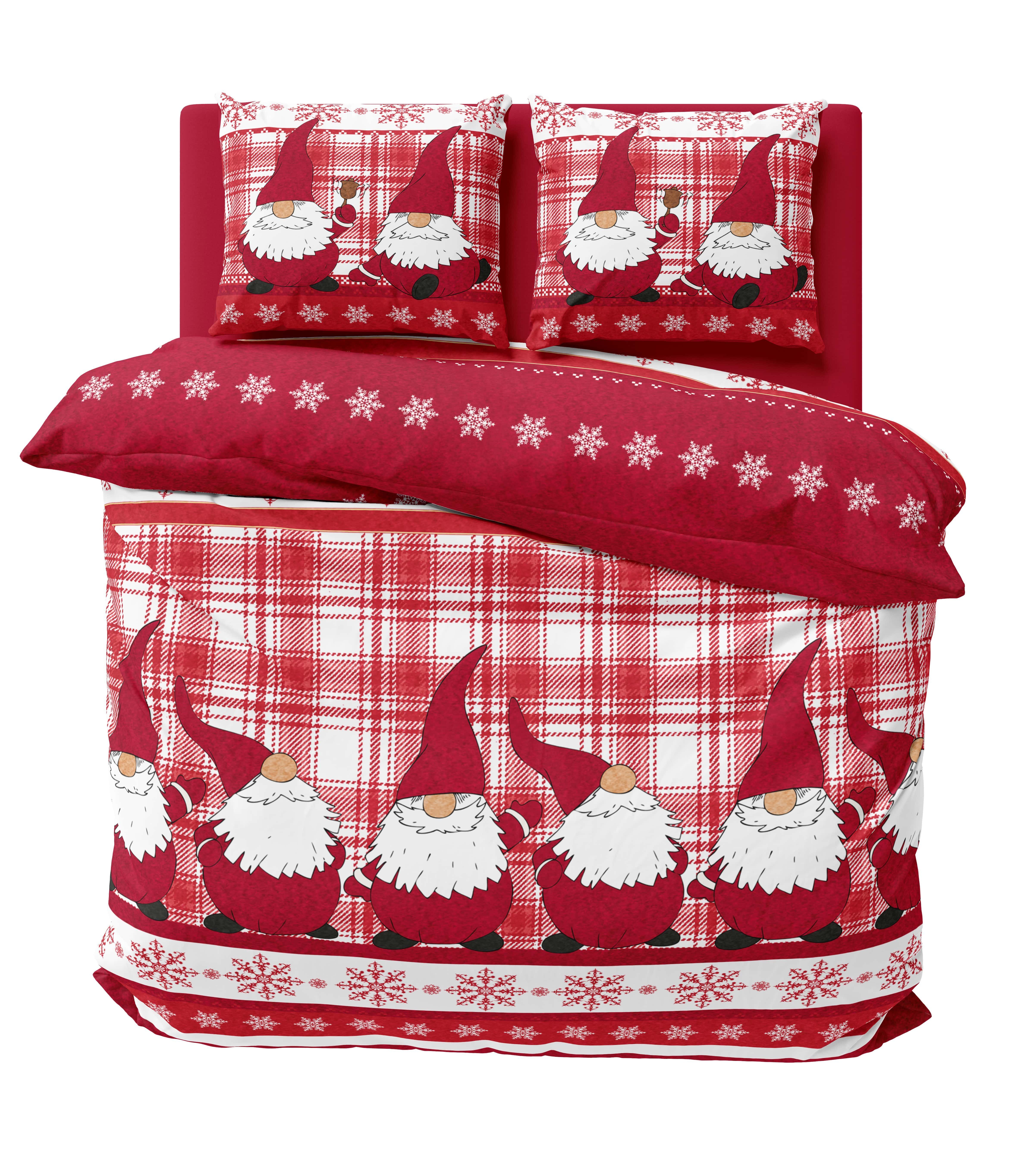 One Home Bettwäsche Wichtel Weihnachten, Fleece, günstig online kaufen