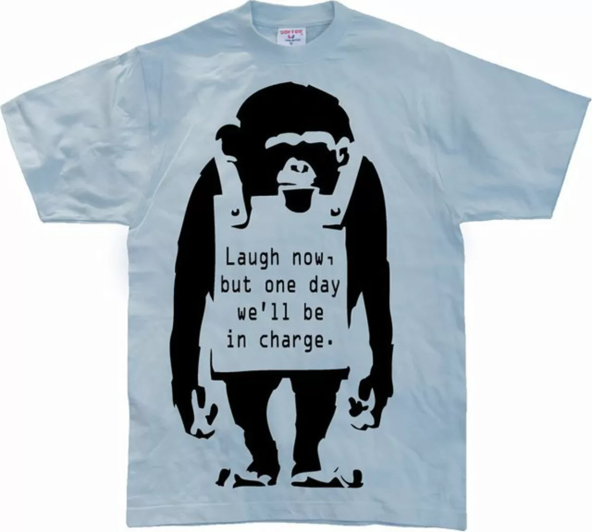 BANKSY T-Shirt Laugh Now T-Shirt günstig online kaufen