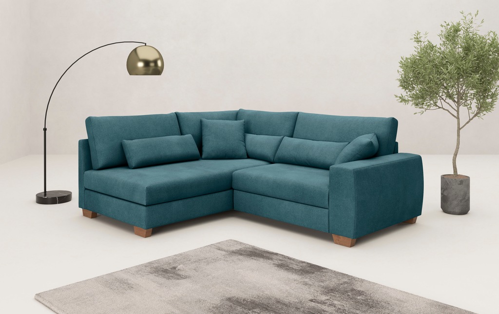Mr. Couch Ecksofa "Helena L-Form, bis 140 kg belastbar", mit Taschenfederke günstig online kaufen