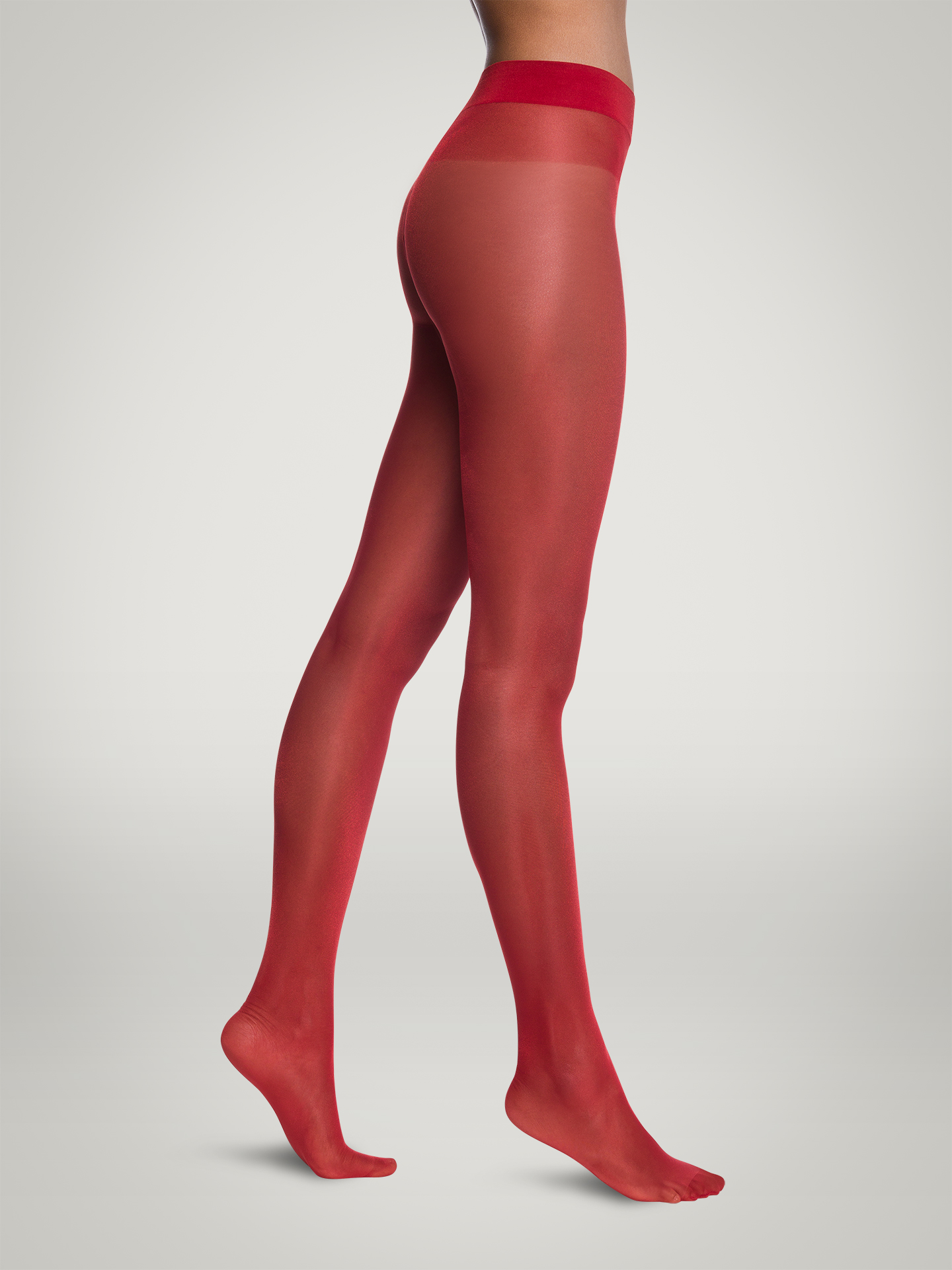 Wolford - Satin Touch 20 Tights, Frau, red dahlia, Größe: L günstig online kaufen