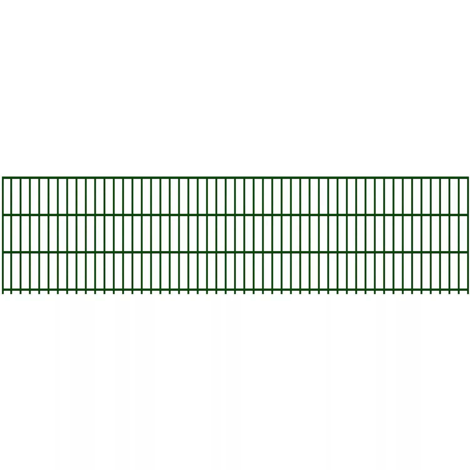 Doppelstabmatte 6/5/6 mm Moosgrün 250 cm x 63 cm günstig online kaufen