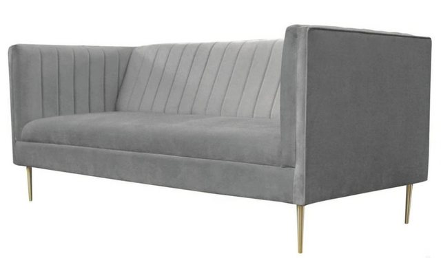 Xlmoebel Sofa Neues modernes Design Textil Wohnzimmer Couch in Grau, Herges günstig online kaufen