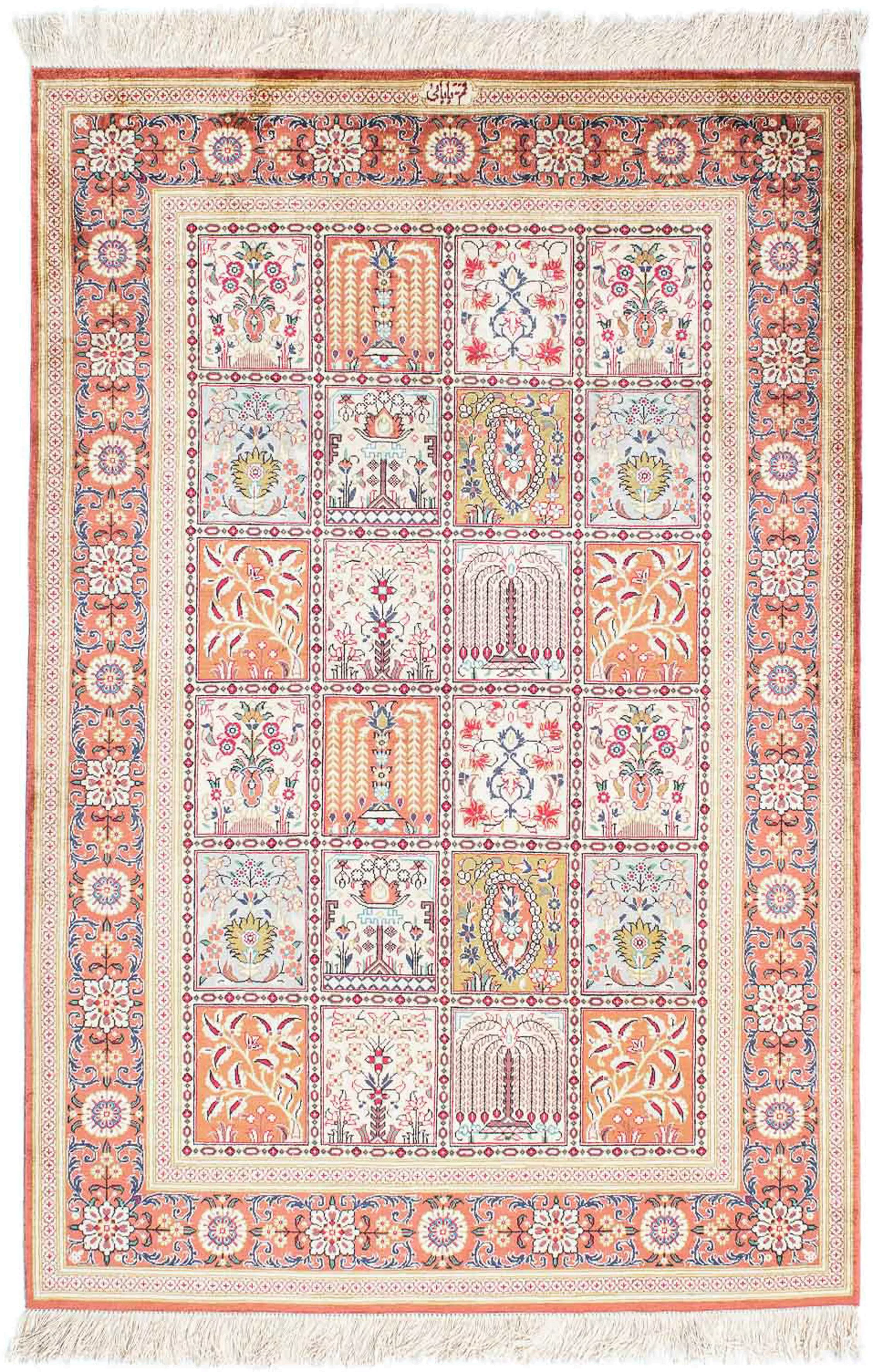 morgenland Orientteppich »Perser - Ghom - 150 x 100 cm - mehrfarbig«, recht günstig online kaufen