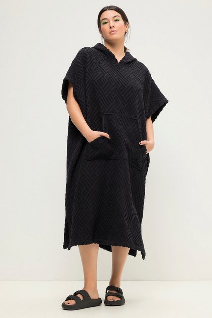 Studio Untold Midikleid Badeponcho Boxy Shape Frottee Kapuze günstig online kaufen