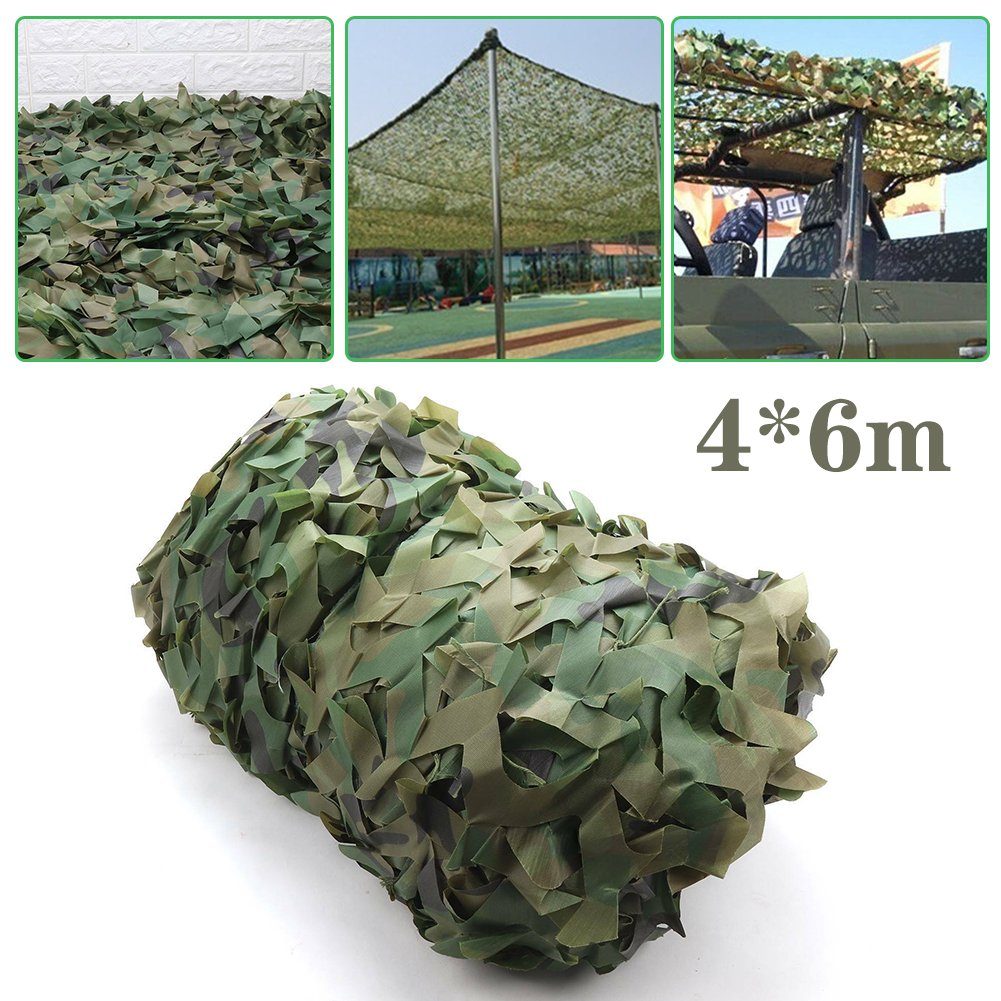 OSTWOLKE Sonnensegel 4X6M Tarnnetz Jagd Camouflage günstig online kaufen