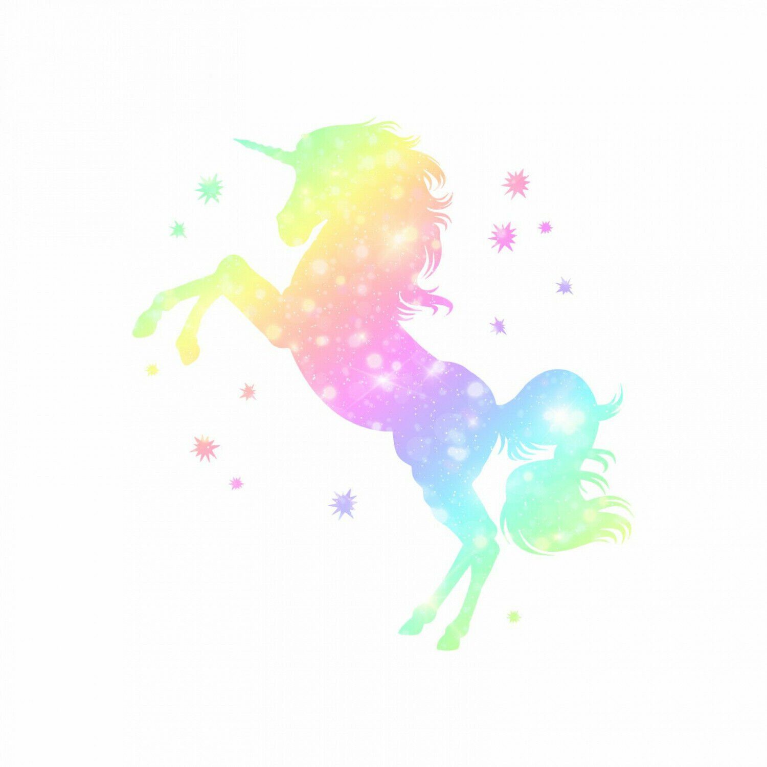nikima Wandtattoo 218 Einhorn bunt Regenbogen günstig online kaufen
