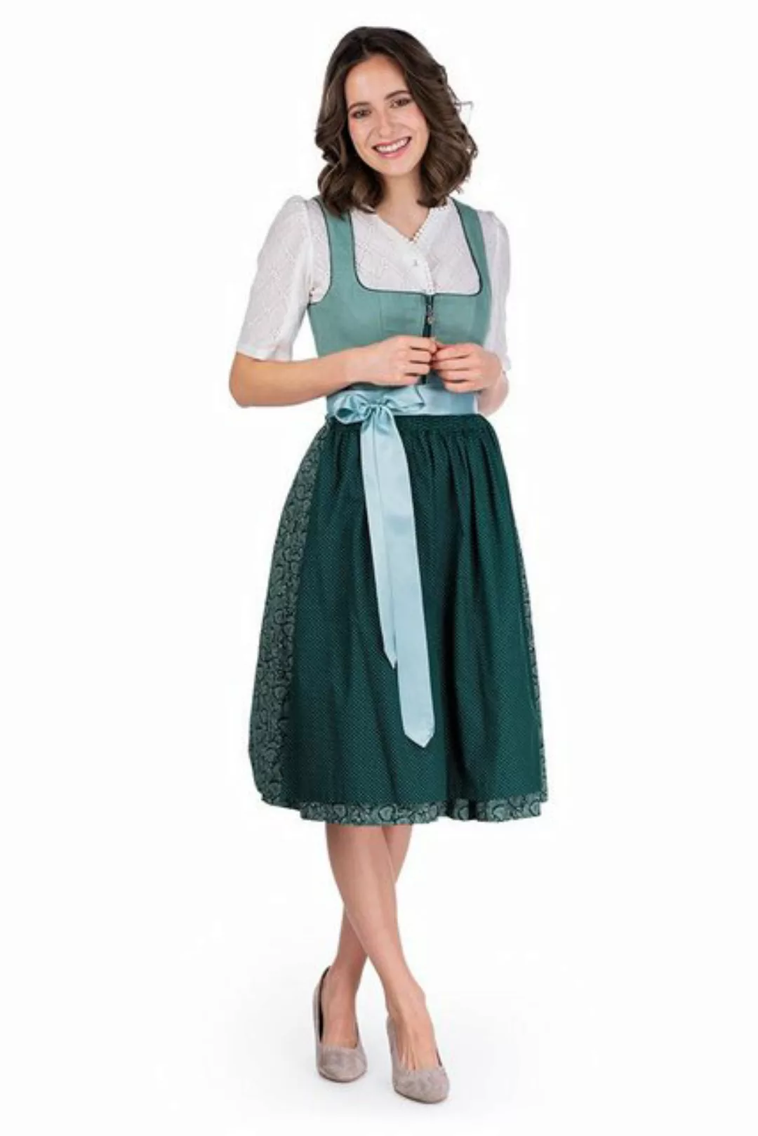 MarJo Dirndl Cord Dirndl 2tlg. - CONNY - flaschengrün günstig online kaufen