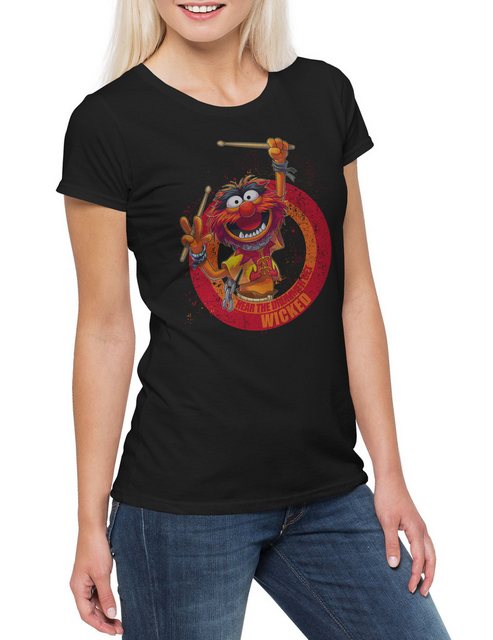 Urban Backwoods Print-Shirt Wicked Drummer Damen T-Shirt Schlagzeuger Drums günstig online kaufen