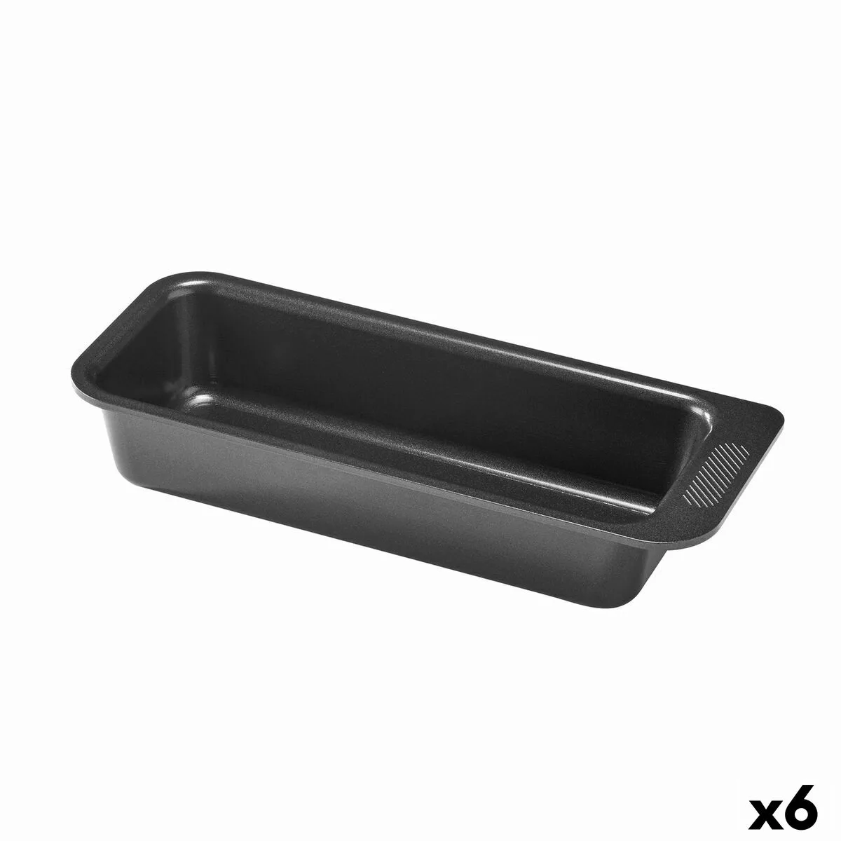 Backform Pyrex Magic Rechteckig Schwarz Ø 26 Cm (6 Stück) günstig online kaufen